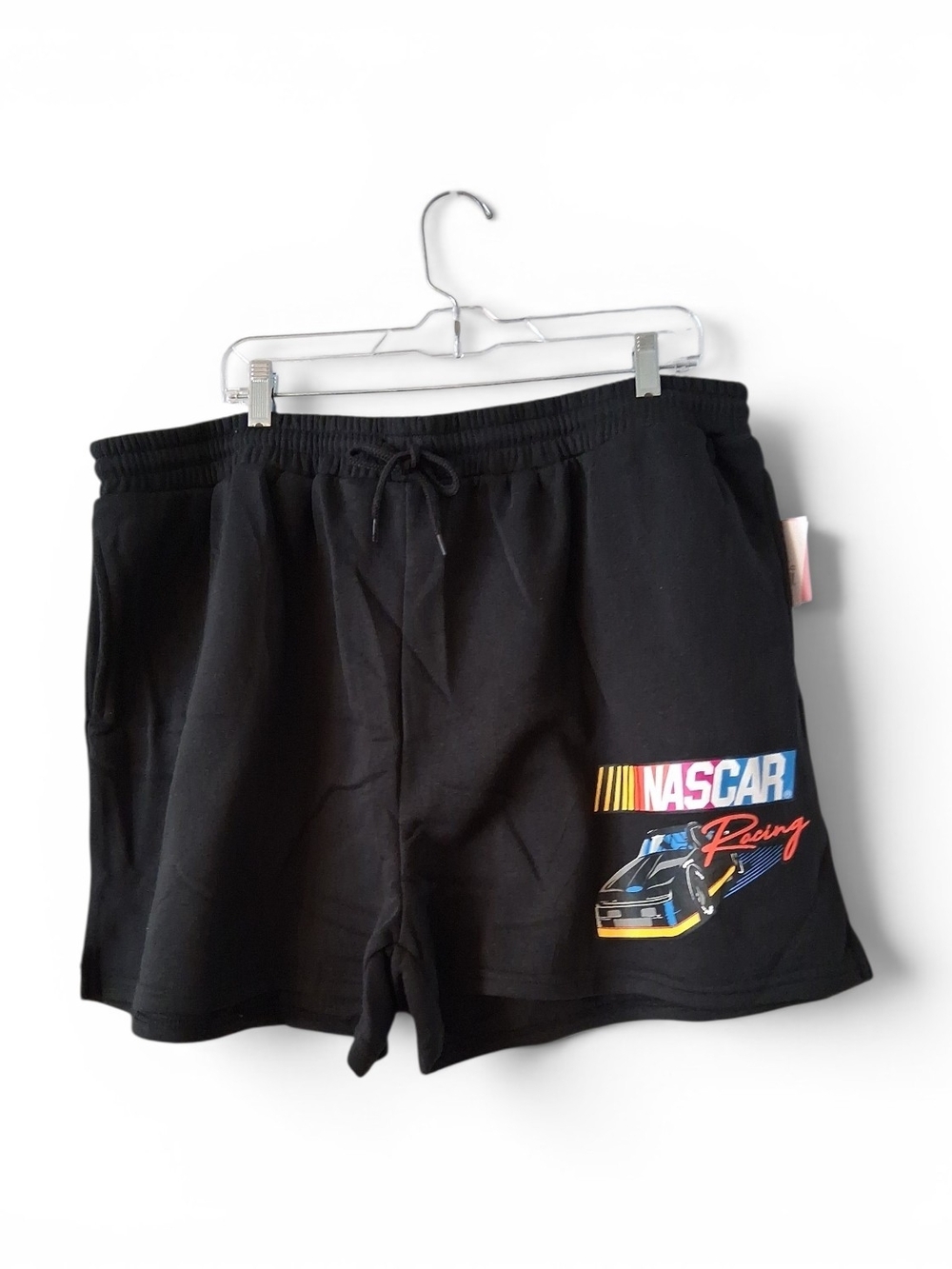 Nascar Black Pullon Womens Shorts 3X New